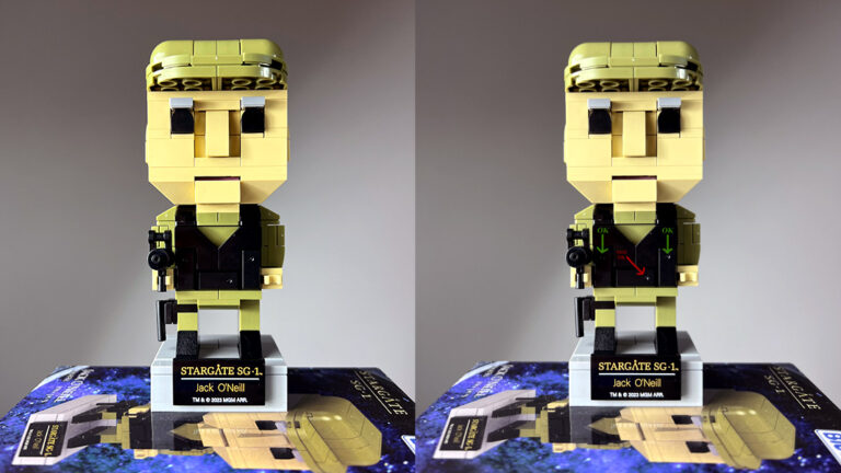 Jack O'Neill Brick Buddy (comparison)