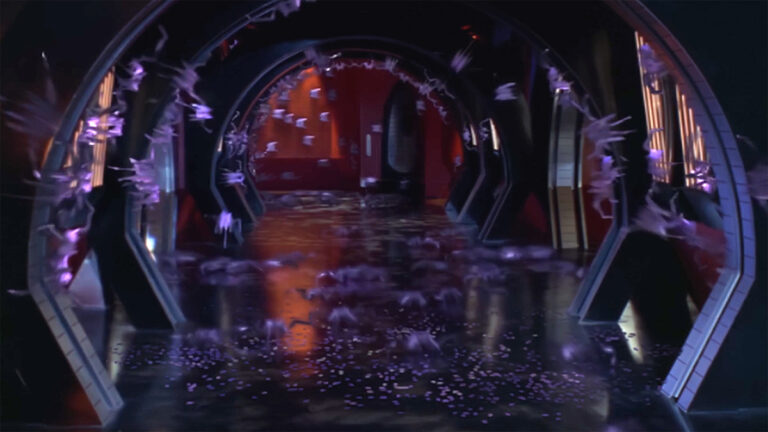 Replicator swarm on board the Beliskner ("Nemesis")