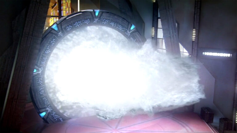 Stargate kawooshes ("Enemy at the Gate")