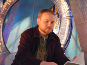 Darren on the set of Stargate Atlantis in 2008