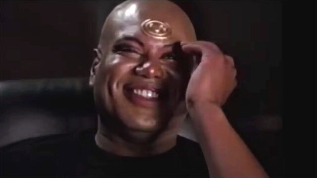 Christopher Judge filming "Wormhole X-Treme!"