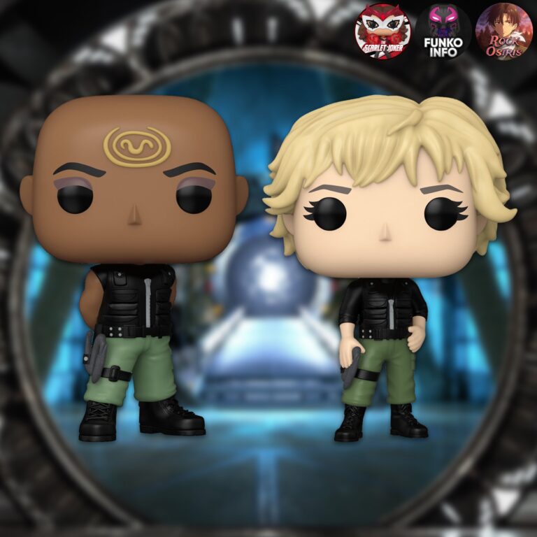 Teal'c and Samantha Carter Funko Pops