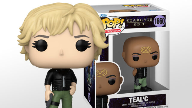 Samantha Carter and Teal'c Funko Pops